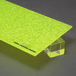 Canal Plastics Center's Green Neon Glitter acrylic, part of the Urban Spark Collection, electrifies any design with its bold, vivid, high-voltage hue and sparkling finish. Its durable acrylic base ensures lasting brilliance, while the glitter adds a dynamic pop that turns ordinary into unforgettable.