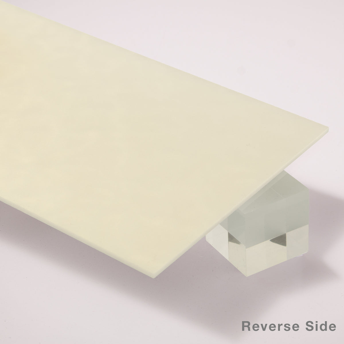 Cream Lace Acrylic Plexiglass Sheet, Reverse side - Canal Plastics Center