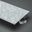 Light Blue Pearl Acrylic Plexiglass Sheet, color L-412, Top view - Canal Plastics Center