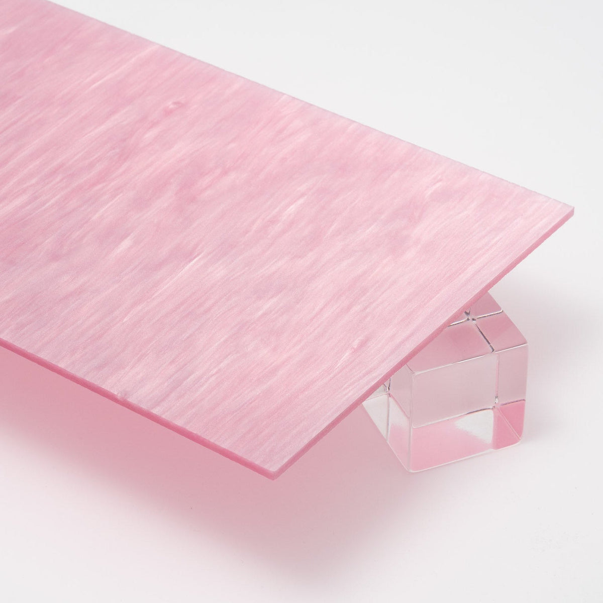 Pink Pearl Acrylic Plexiglass Sheet, Top view - Canal Plastics Center
