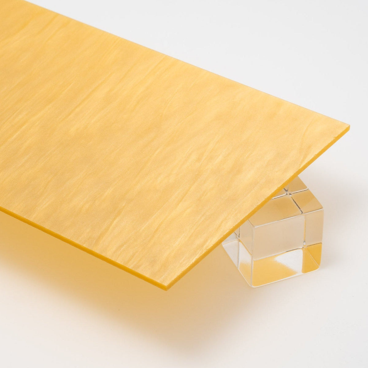 Gold Pearl Acrylic Plexiglass Sheet, Top view - Canal Plastics Center