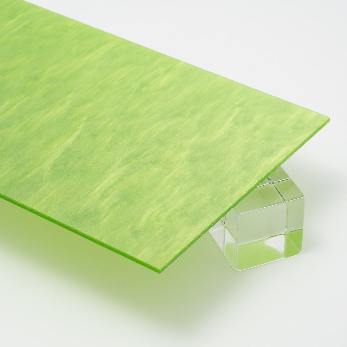 Green Pearl Acrylic Plexiglass Sheet, Top view - Canal Plastics Center