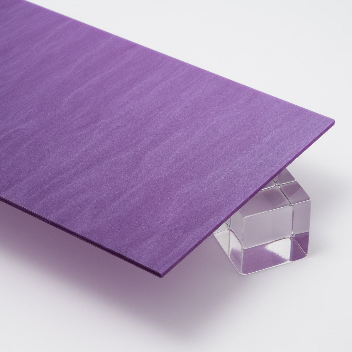 Violet Pearl Acrylic Plexiglass Sheet, Top view - Canal Plastics Center