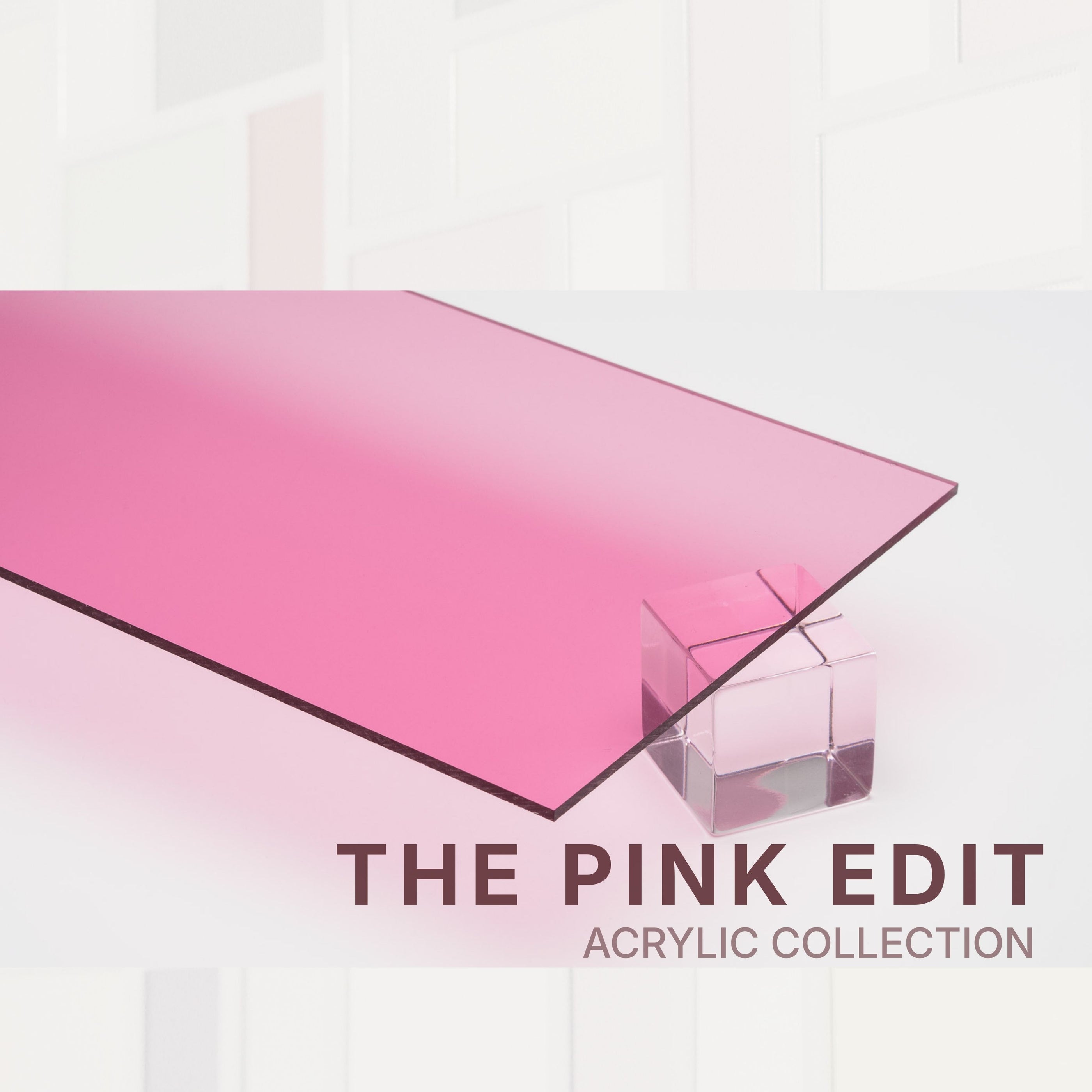 Pink Acrylic Sheet - Canal Plastics