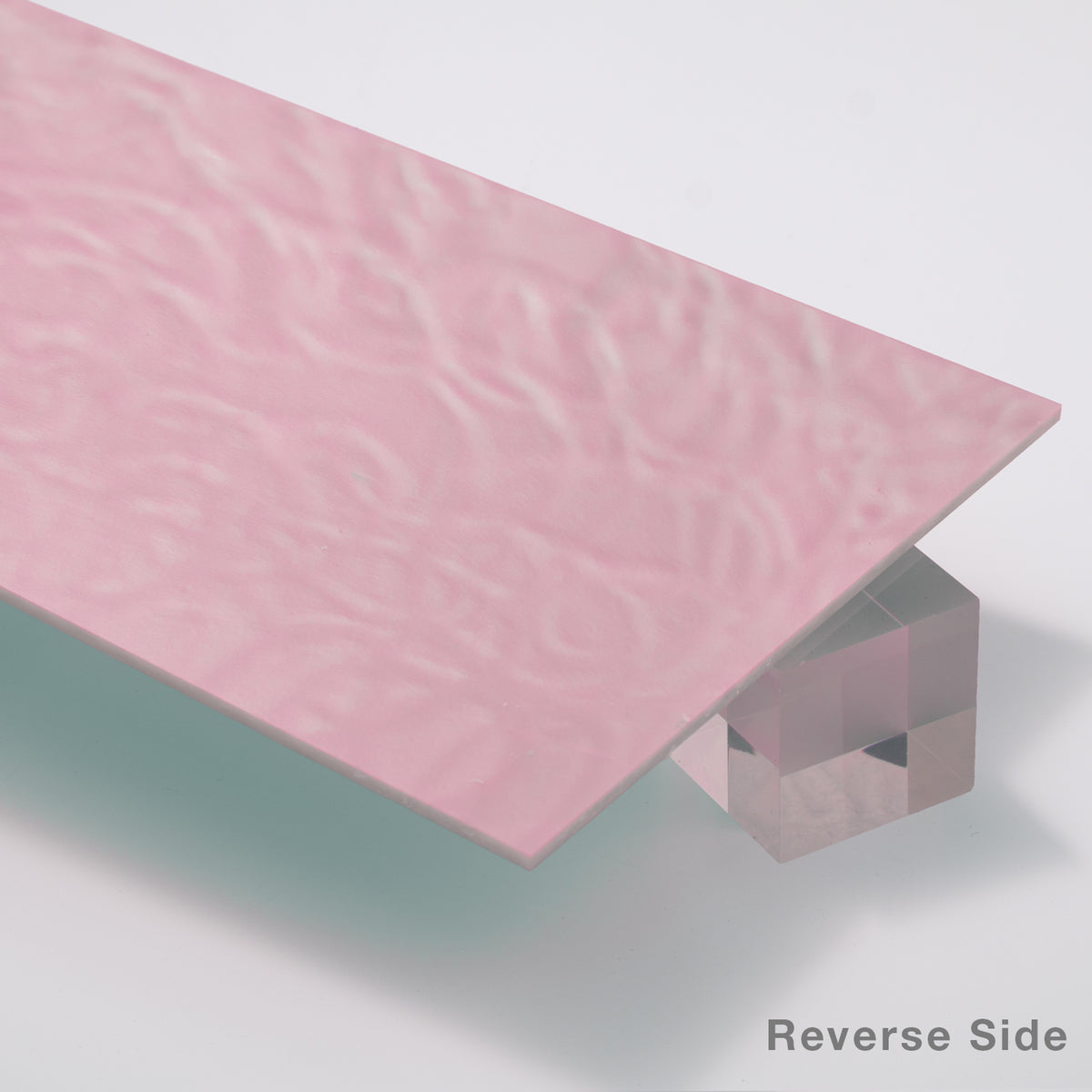 Blush Lace Acrylic Plexiglass Sheet, Reverse side - Canal Plastics Center