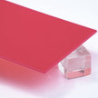 Pink Neon Translucent Acrylic Plexiglass Sheet, color 3557, Top view - Canal Plastics Center