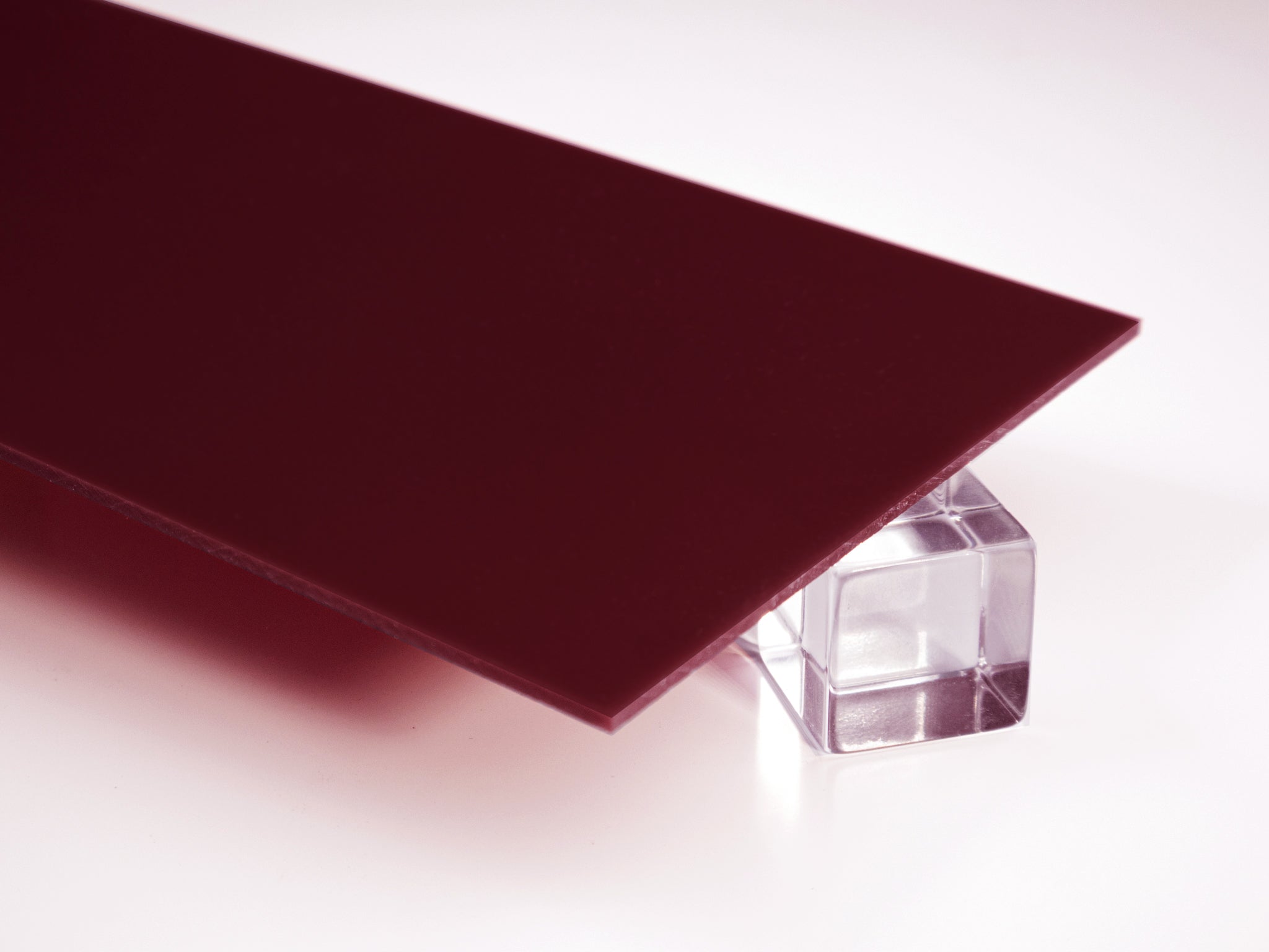 Red Hook Pastel color. Acrylic sheet from Canal Plastics