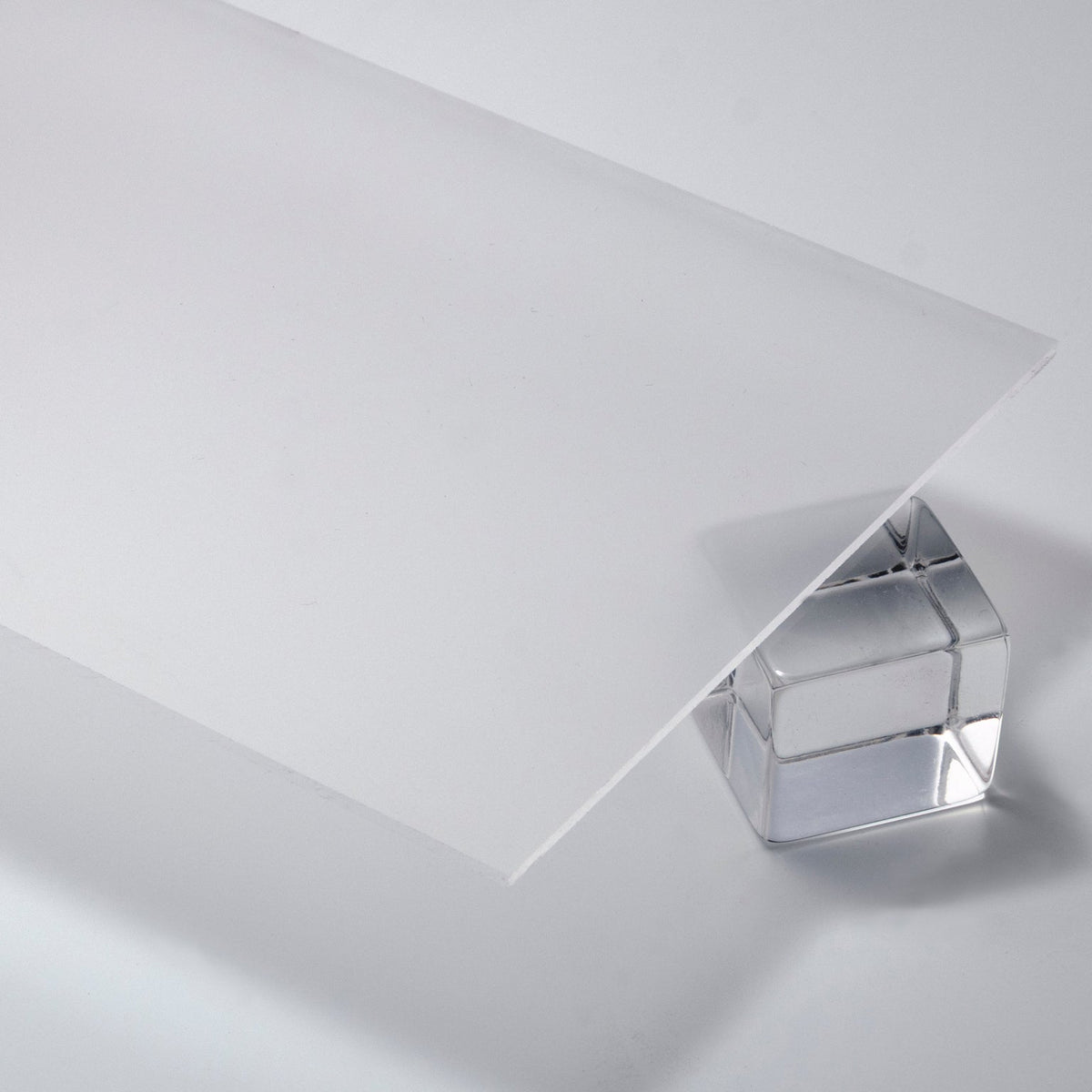 Studio Frost Acrylic Plexiglass Sheet, Top view - Canal Plastics Center