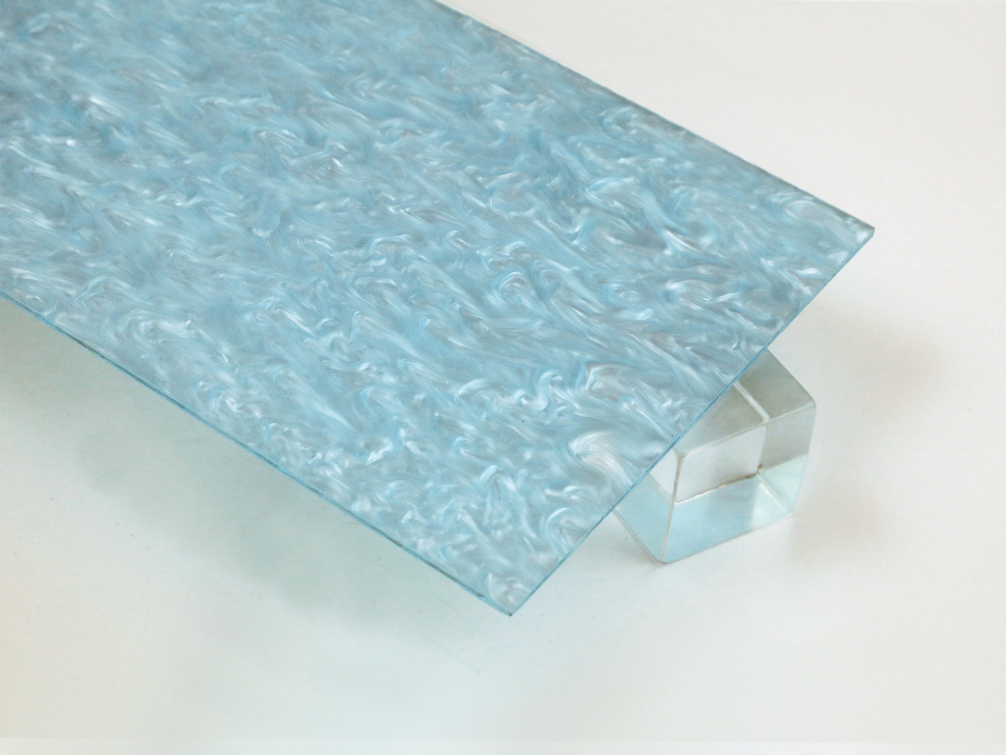 P007 Seneca Pearl Acrylic Plexiglass Sheet, Top view - Canal Plastics Center