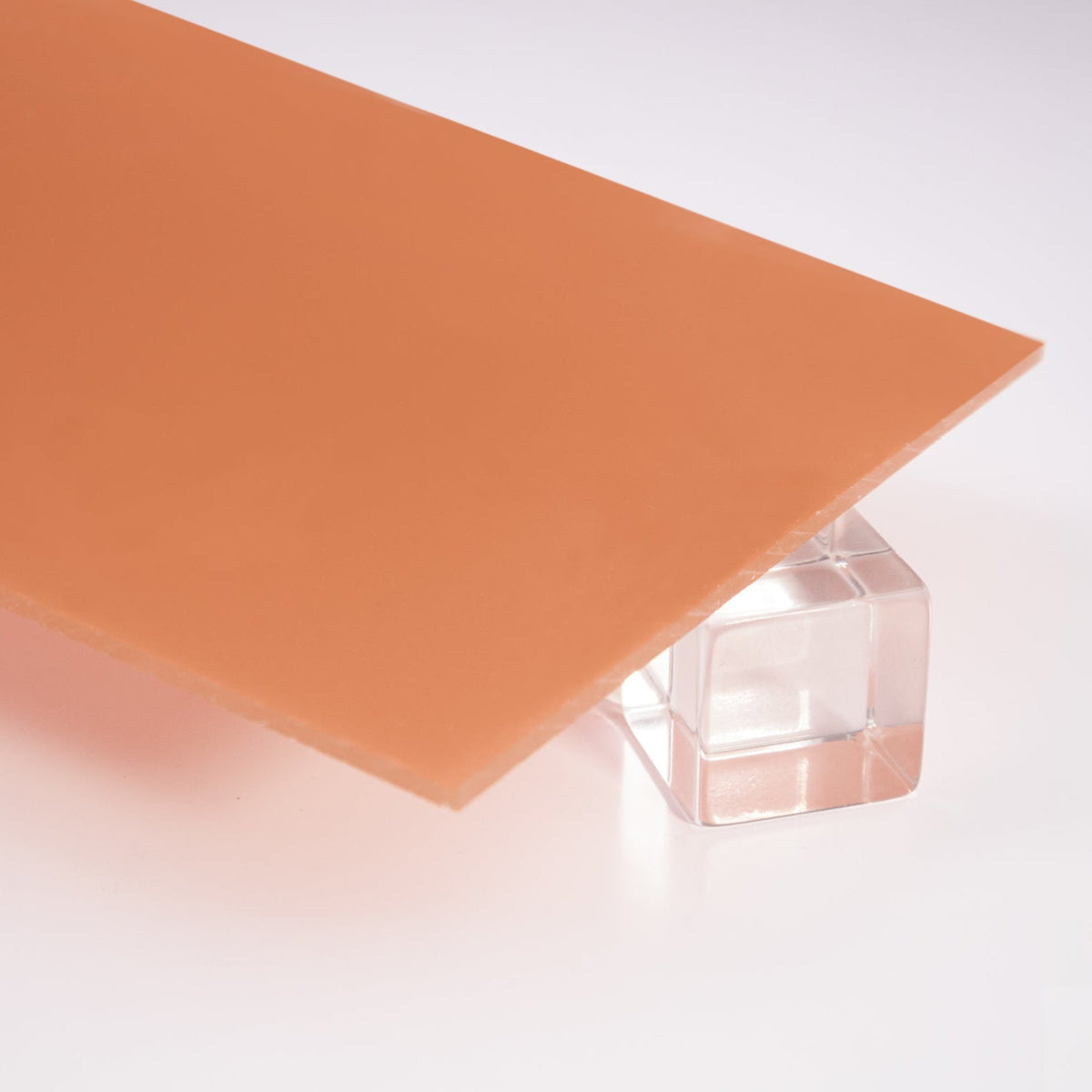 659P Westside Orange Pastel Acrylic Plexiglass Sheet, Top view - Canal Plastics Center