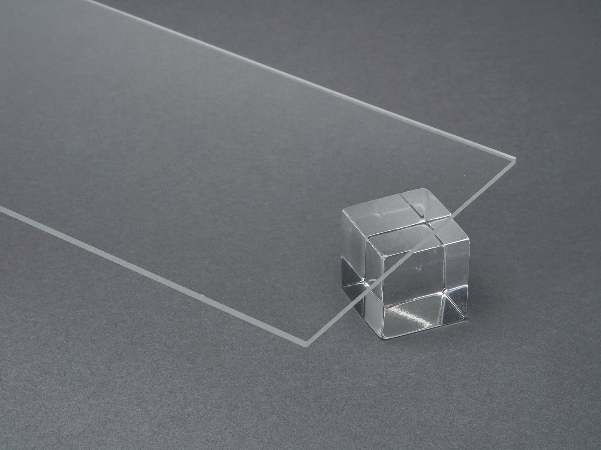 Clear Colorless 0.040" Acrylic Plexiglass Sheet, Top view