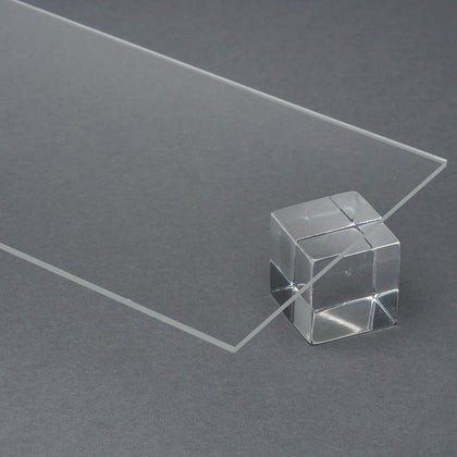 Clear Colorless 0.040" Acrylic Plexiglass Sheet, Top view