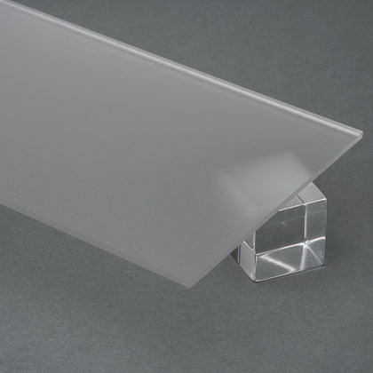 Clear Colorless P95 Matte Acrylic Plexiglass Sheet, Top View