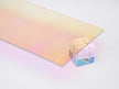 Radiant Iridescent Acrylic Plexiglass Sheet, Top view