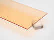 Gold Transparent Acrylic Plexiglass Sheet, Top view