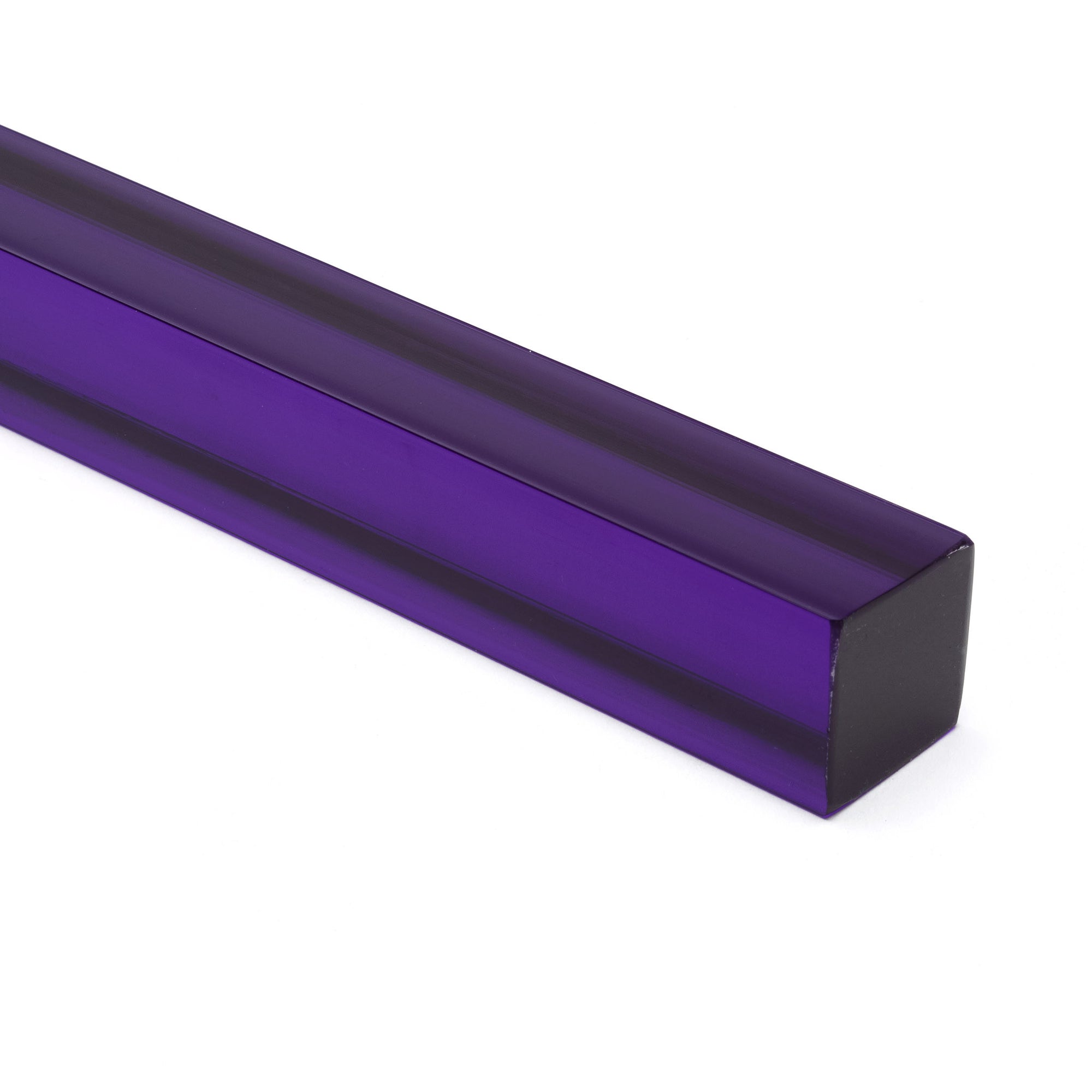 Purple Transparent Acrylic Square Rod