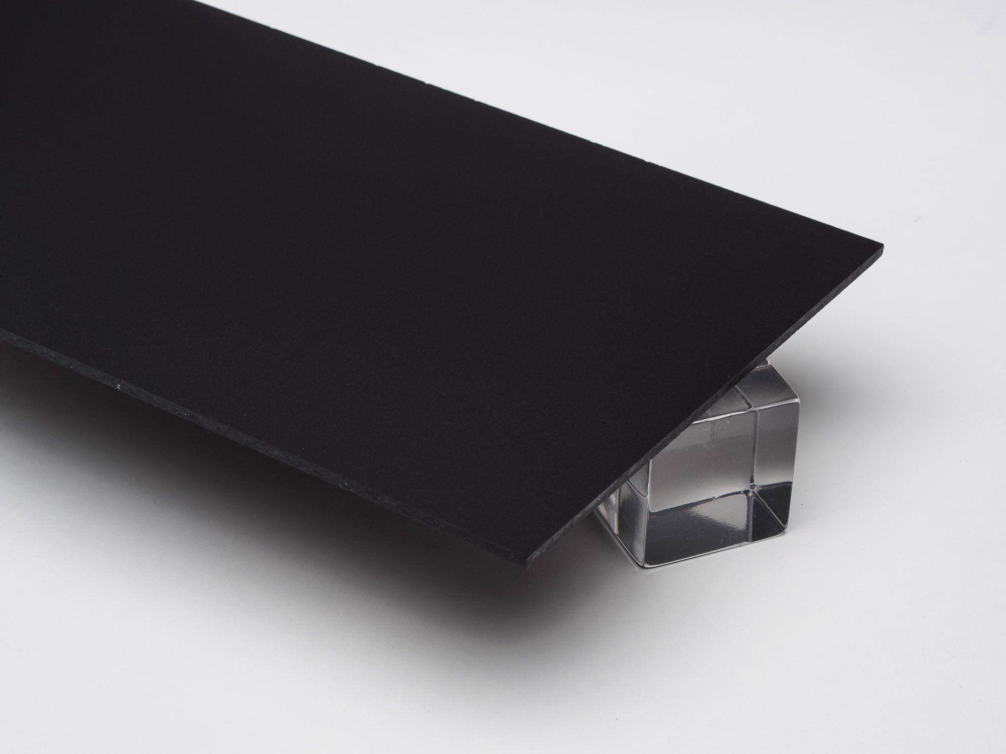 Black Opaque P95 Matte Acrylic Plexiglass Sheet | Canal Plastics Center