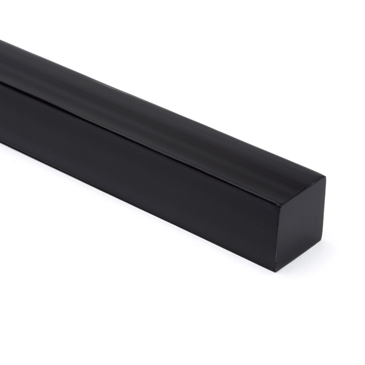 Black Opaque Acrylic Square Rod