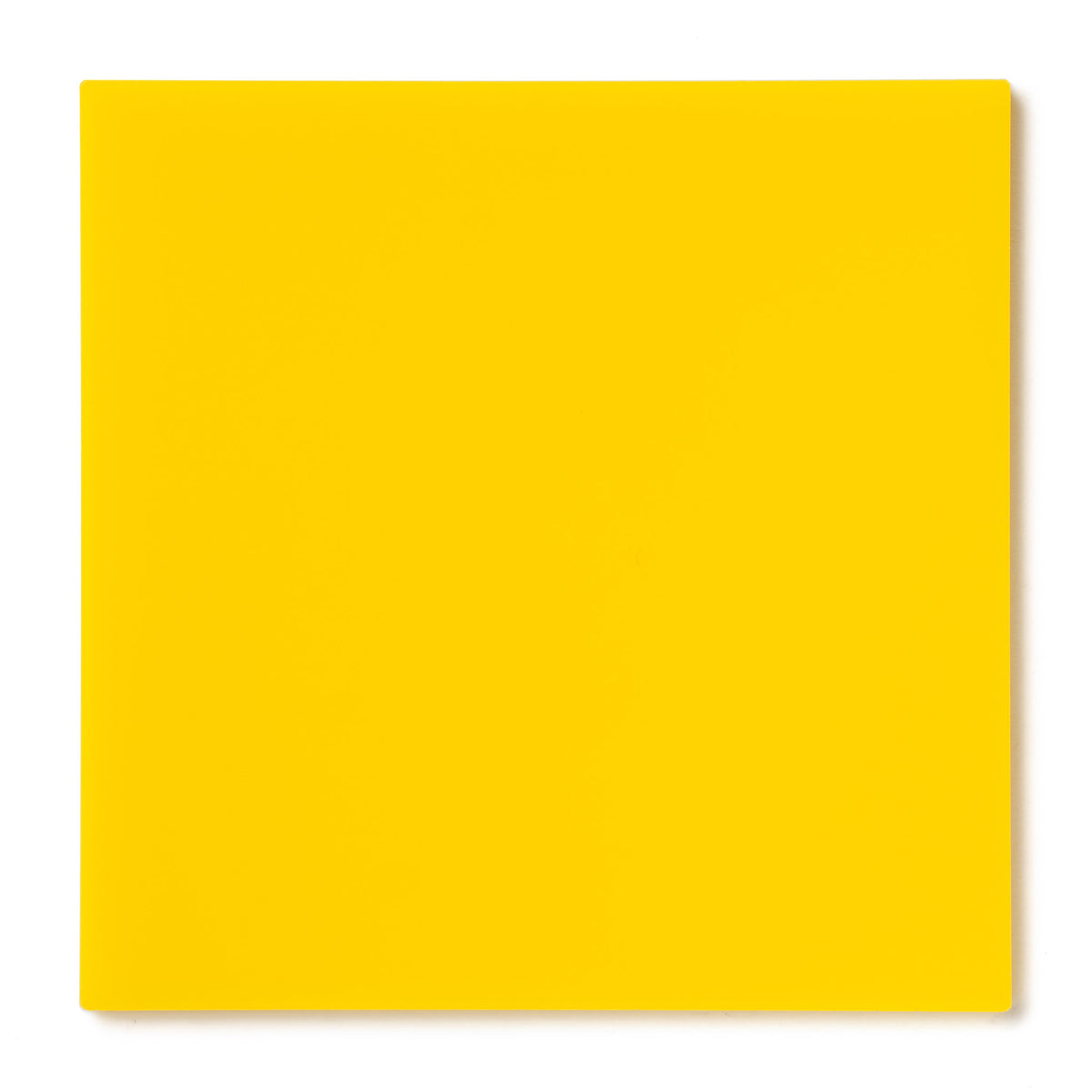 Yellow Opaque Acrylic Plexiglass Sheet, color 2037