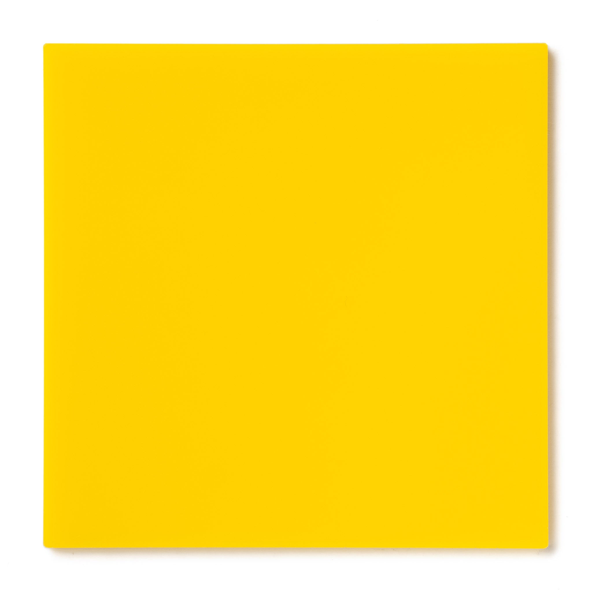 Yellow Opaque Acrylic Plexiglass Sheet, color 2037