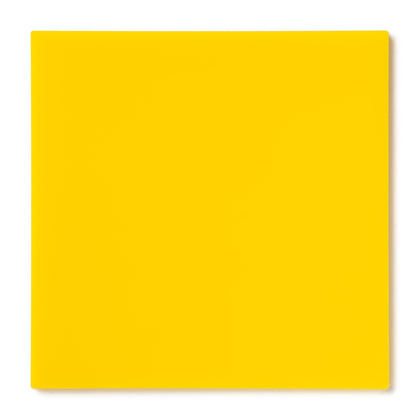 Yellow Opaque Acrylic Plexiglass Sheet, color 2037