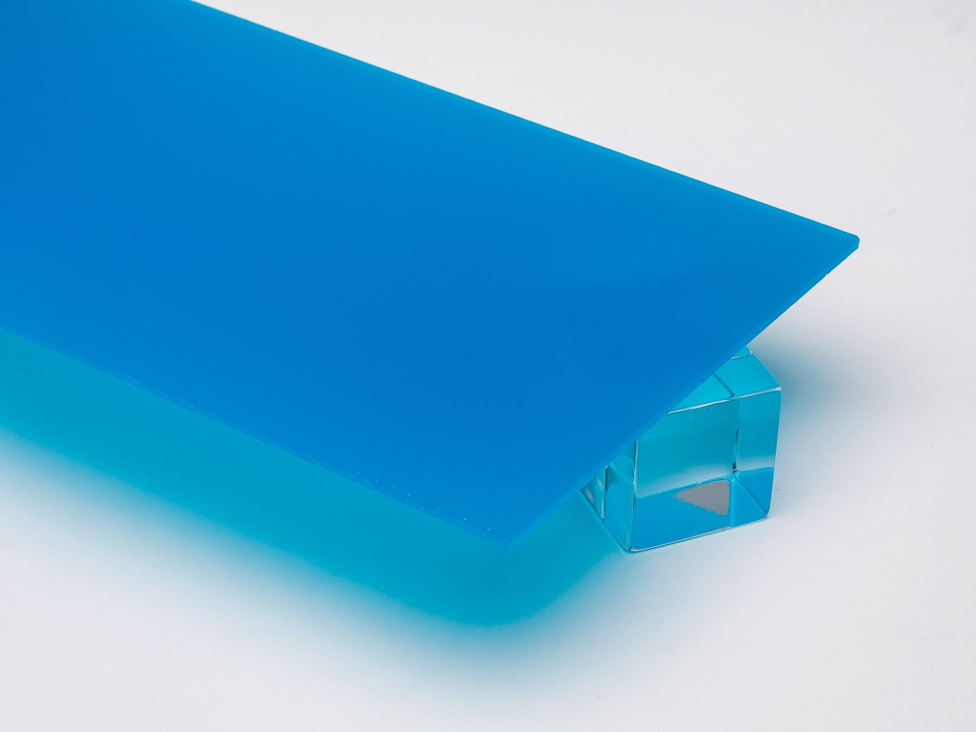 Blue Translucent Acrylic Plexiglass Sheet, color 2051