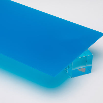 Blue Translucent Acrylic Plexiglass Sheet, color 2051