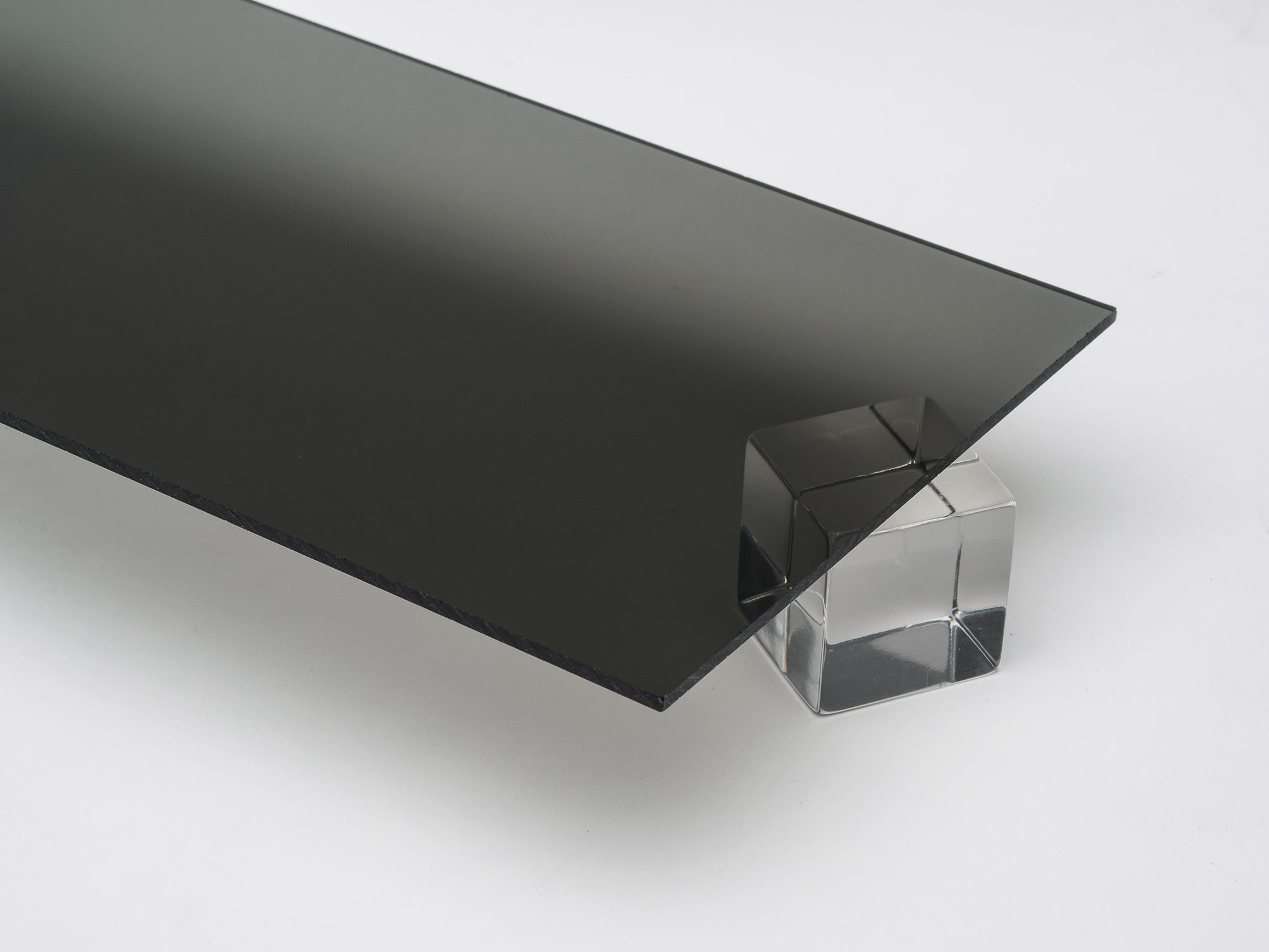 Gray Smoke Acrylic Plexiglass Sheet, Top View
