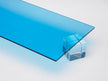 Light Blue Transparent Acrylic Plexiglass Sheet, Top view