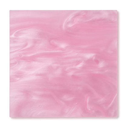 Light Pink Colored Pearlescent Acrylic Sheet, Swatch View