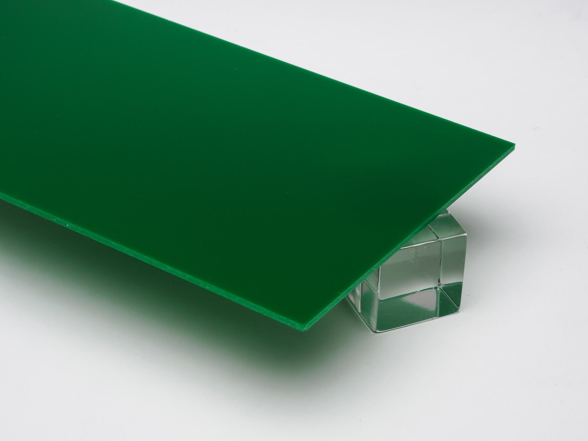 Green Opaque Acrylic Plexiglass Sheet, color 2108