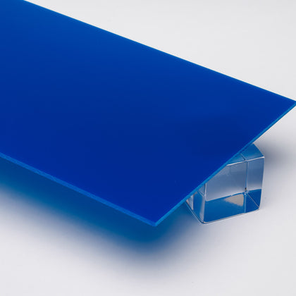 Dark Blue Opaque Acrylic Plexiglass Sheet, color 2114