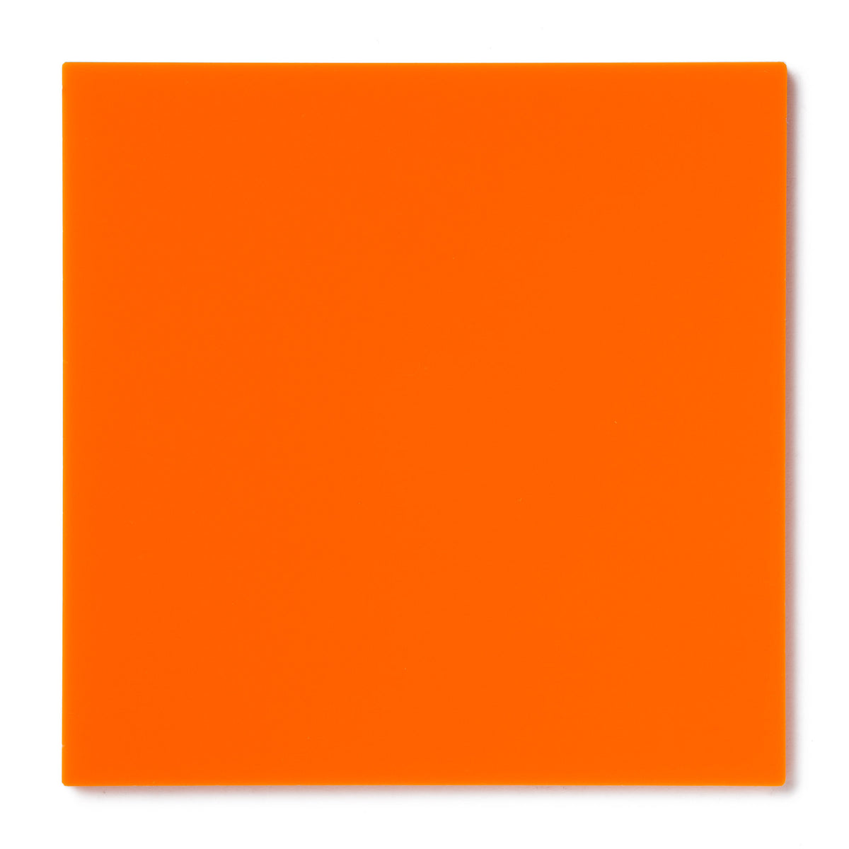 Orange Opaque Acrylic Plexiglass Sheet, color 2119