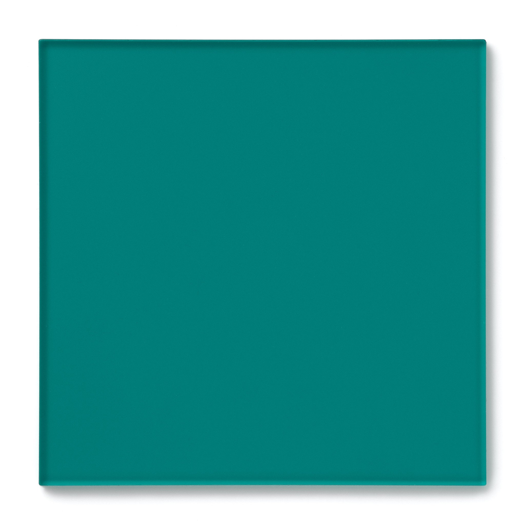 Teal Transparent Acrylic Plexiglass Sheet, Swatch view