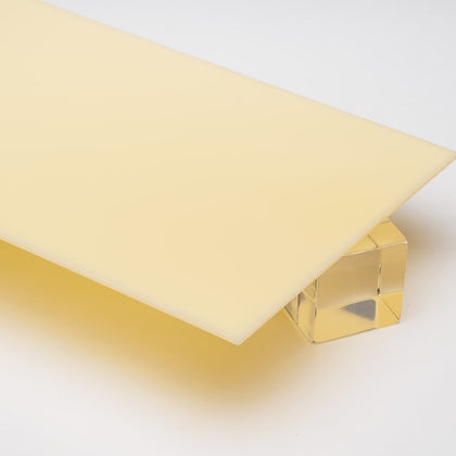 Ivory Opaque Acrylic Plexiglass Sheet, color 2146
