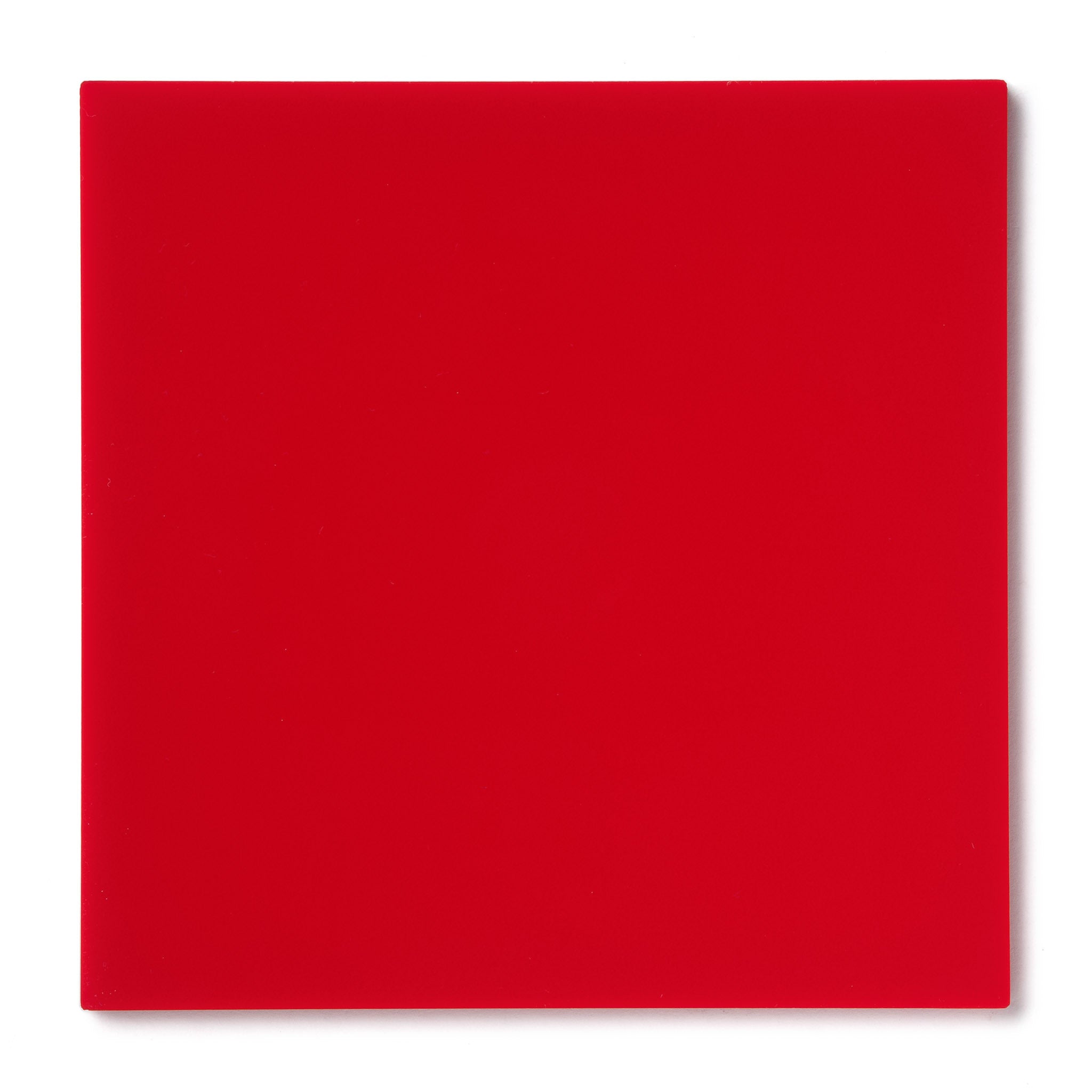 Red Opaque Acrylic Plexiglass Sheet, color 2157