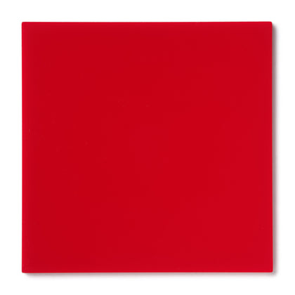Red Opaque Acrylic Plexiglass Sheet, color 2157