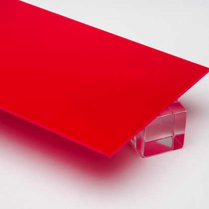 Red Opaque Acrylic Plexiglass Sheet, color 2157