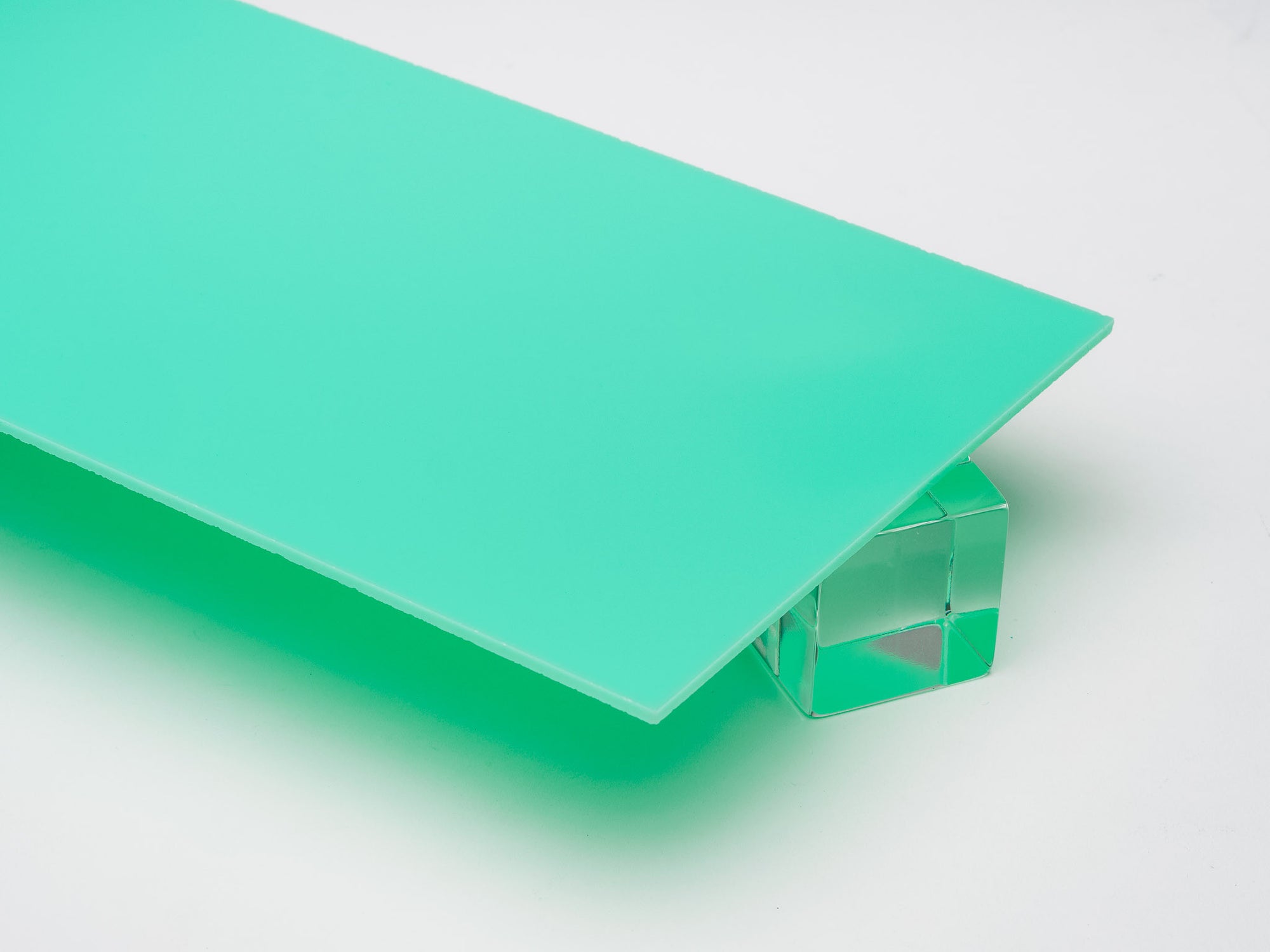 Turquoise Opaque Acrylic Plexiglass Sheet, color 2324