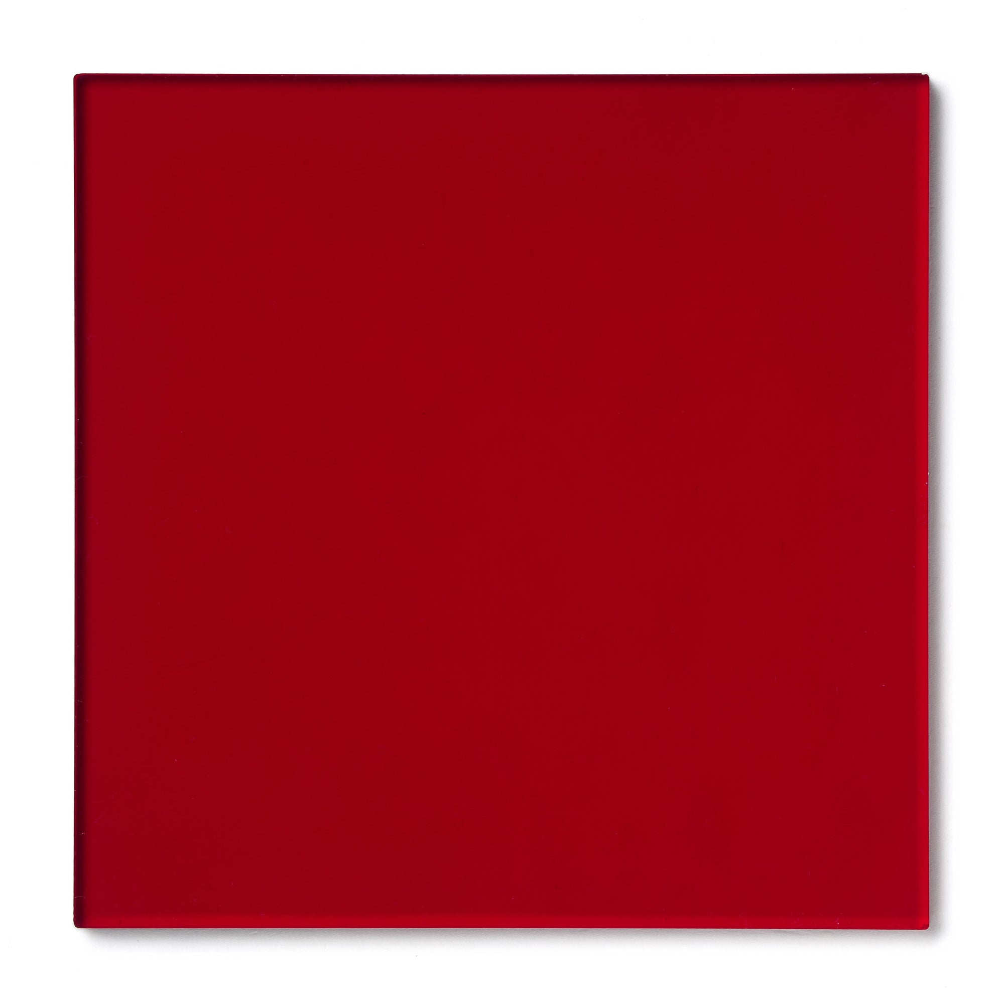 Red Transparent Acrylic Plexiglass Sheet, Swatch view