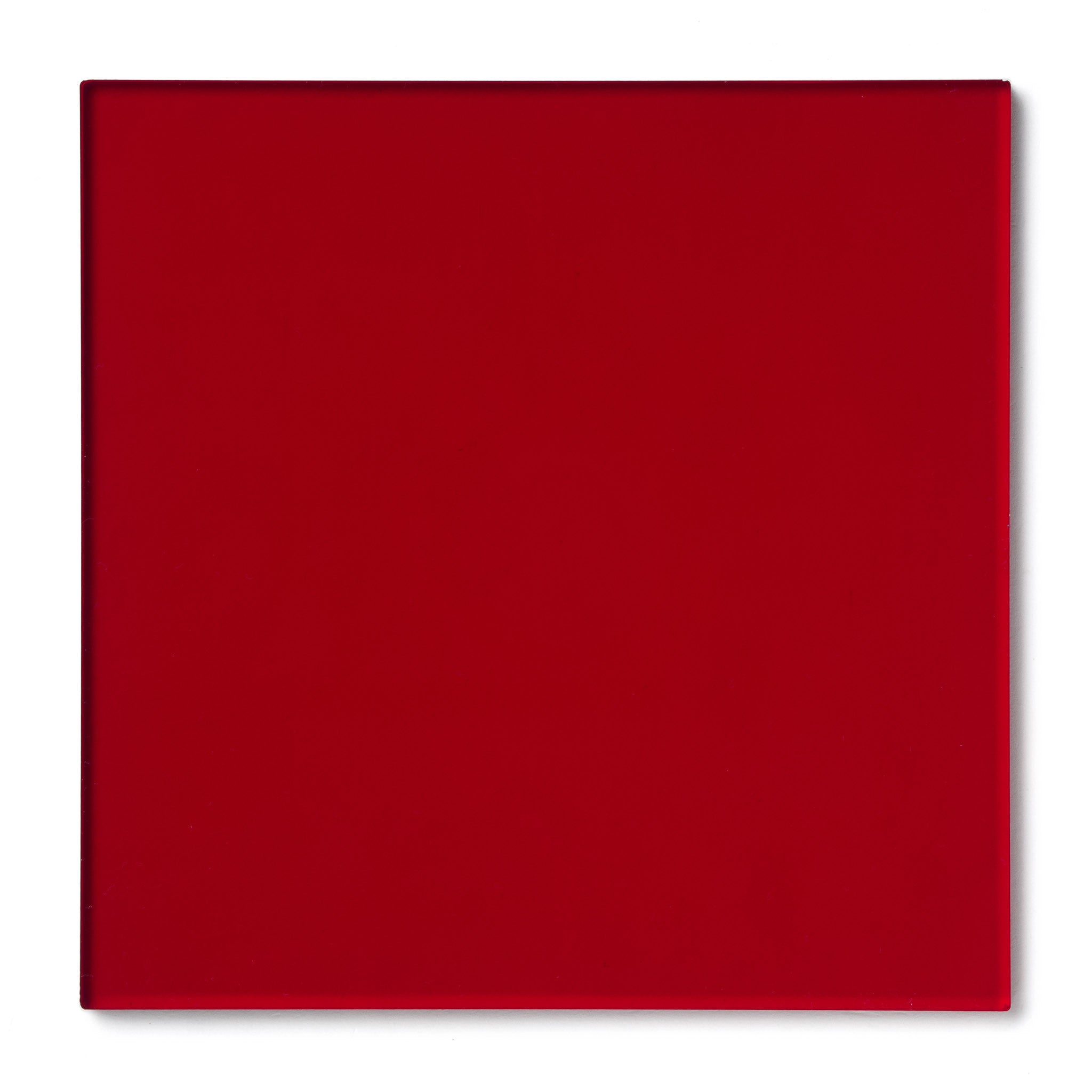 Red Transparent Acrylic Plexiglass Sheet, Swatch view