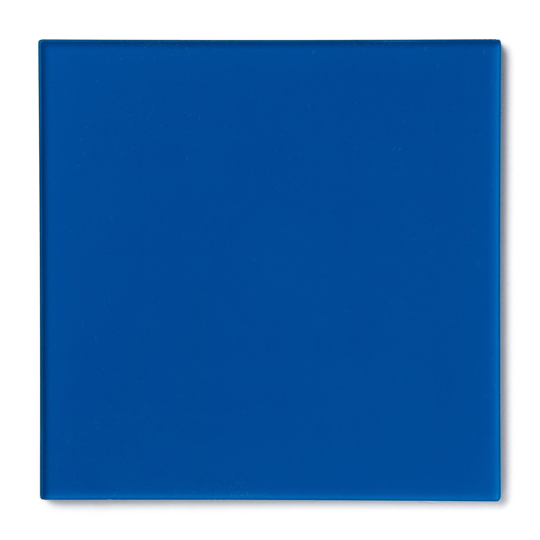 Dark Blue Transparent Acrylic Plexiglass Sheet, Swatch view