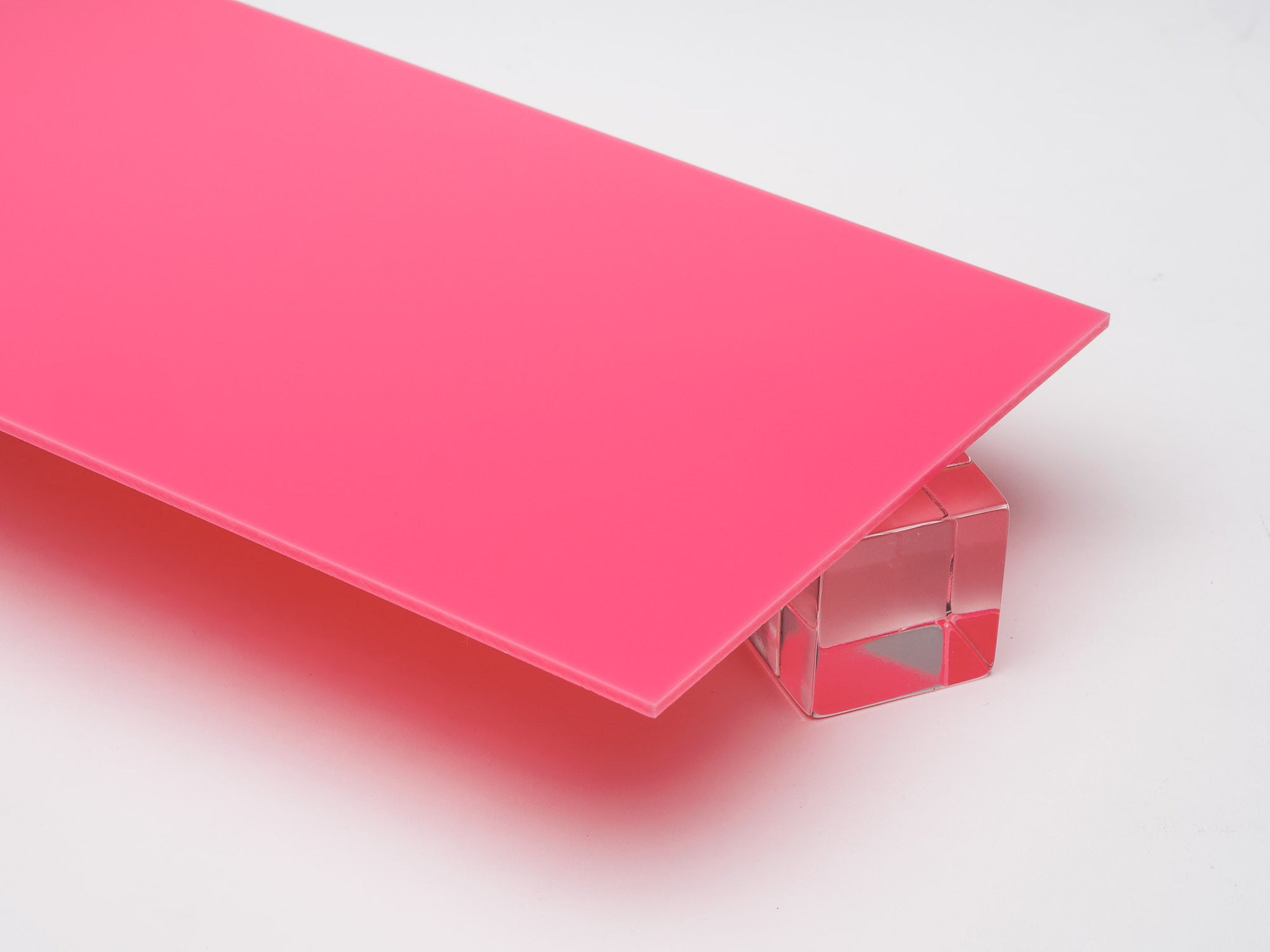 Pink Opaque Acrylic Plexiglass Sheet, color 3199