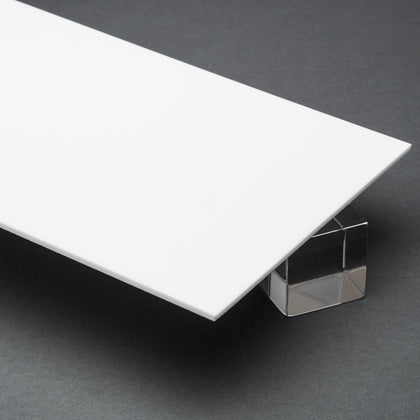White Opaque Acrylic Plexiglass Sheet, color 7508