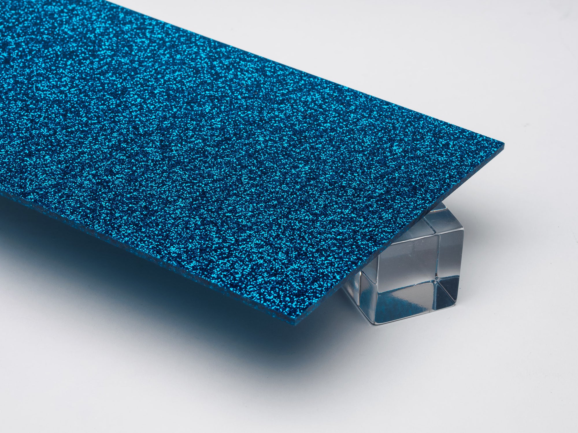 Blue Glitter Acrylic Plexiglass Sheet, color 9721