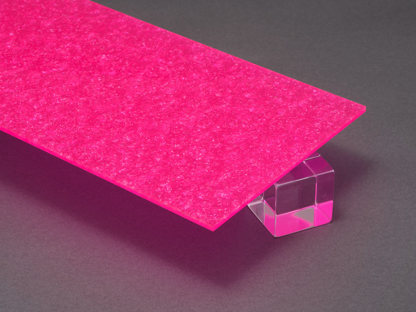 Pink Flake Acrylic Sheet - Multiple Sizes Available