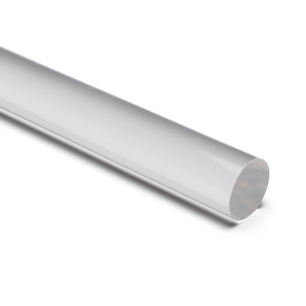 Transparent Color Rods Clear Colorless Acrylic Round Rod | Canal Plastics Center