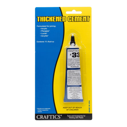 Craftics 33 Thickened Acrylic Cement