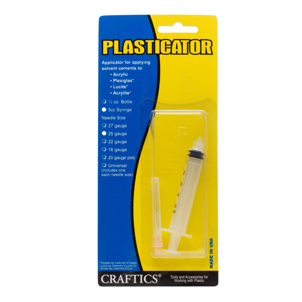 Craftics Craftics Plasticator Acrylic Cement Applicator | Canal Plastics Center