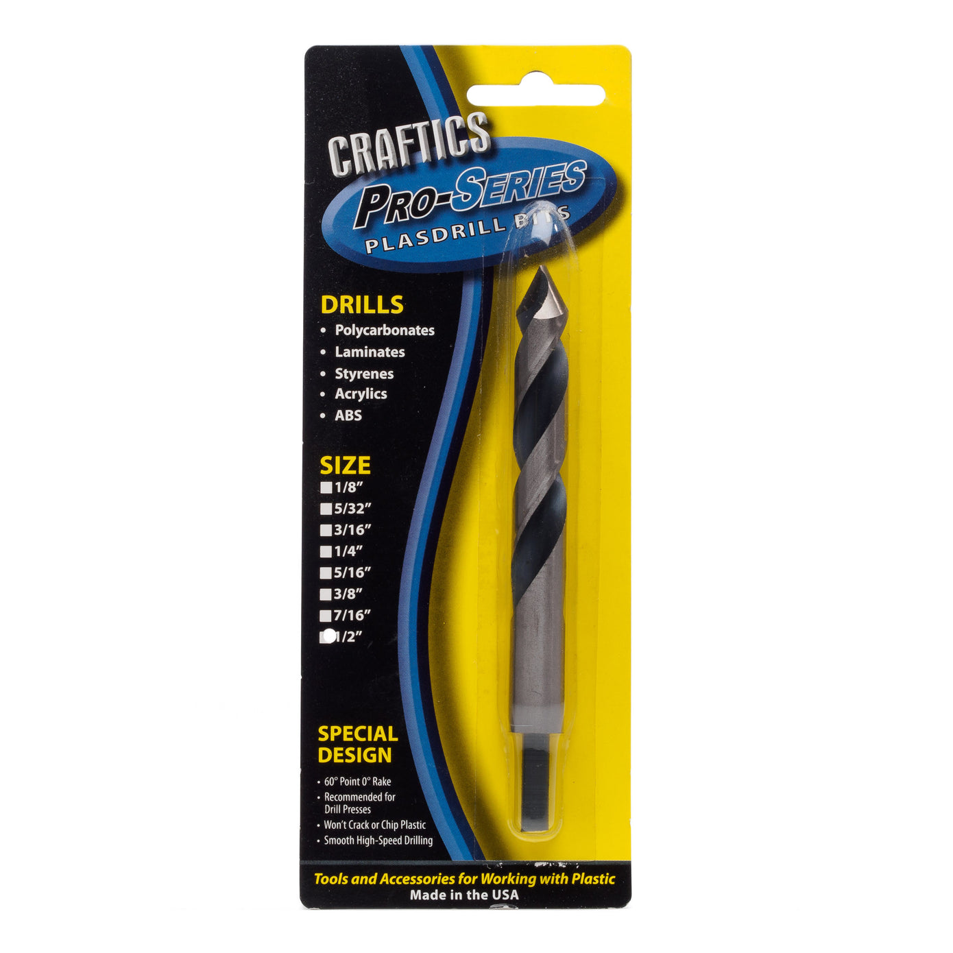 Plastic store drill bit